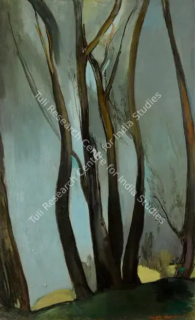 Amrita Sher-Gil (Artist), Trees, 1939, Painting
