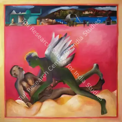Khakhar, Bhupen P. (Artist). Yayati. Oil on Canvas, 1987 | Bhupen Khakhar , 1998 | Painting | FineArts | 00149807