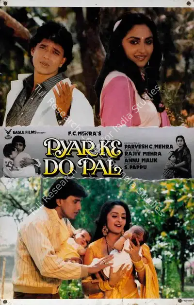 Parvesh Mehra (Producer), Pyar Ke Do Pal, 1986, Lobby Card