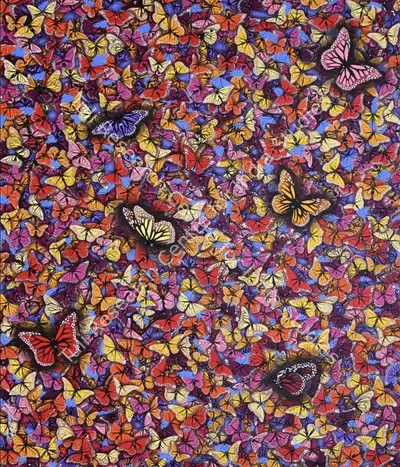 P.N. Chaturvedi (Artist), The Infinity - 58, 2022, Painting