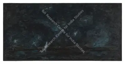 Jehangir Sabavala (Artist), Nocturne, 1965, Painting