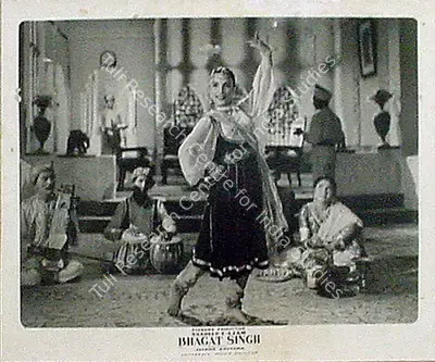 Jagdish Gautam (Director), Shaheed E Azam Bhagat Singh, 1954, Lobby Card
