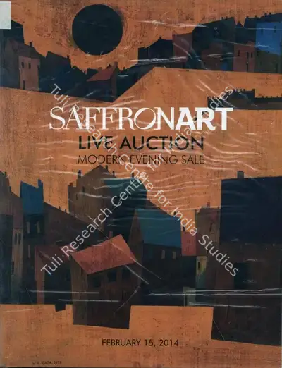 Saffronart (Auction House), Saffronart Live Auction, 2014, Auction Catalogue