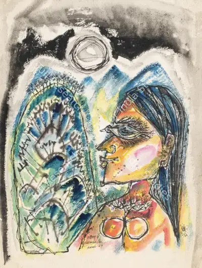 Laxman Pai (Artist), Untitled, 1964, Painting