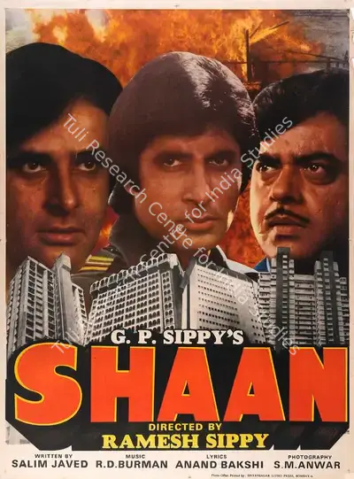 G.P. Sippy (Producer), Shaan, 1980, Full Sheet Poster