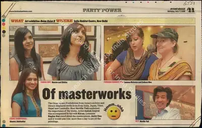Of Masterworks, 2008, Newspaper Clipping