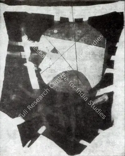 Lalu Prasad Shaw (Artist), Hanging Circle, 1970, Graphic Art