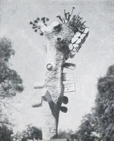 Raghav Kaneria (Artist), Cactus Form, 1961, Sculpture