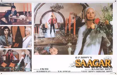 S.M. Anwar (Cinematographer), Saagar, 1985, Lobby Card