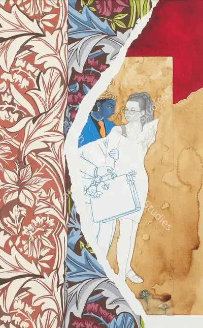 Waseem Ahmed (Artist), Untitled (Contemporary Krishna), 2013, Painting