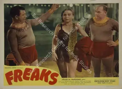 Merritt B. Gerstad (Cinematographer), Freaks, 1932, Lobby Card