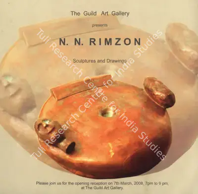 N.N. Rimzon (Artist), N. N. Rimzon, 2008, Solo Exhibition Invitation