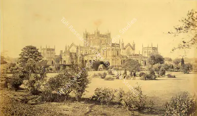Samuel Bourne (Photographer), Queen's College, Benaras, 1865, Antiquarian Photograph
