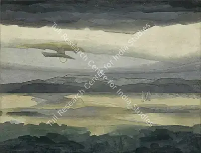 Sabavala, Jehangir (Artist). The Hooded Day, 1970 | Painting, AG.Onl/30.04.22, 2022 · Asta Guru