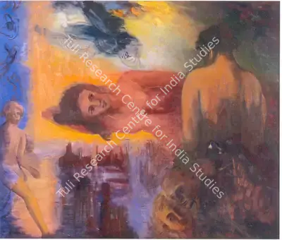 Nalini Malani (Artist), Love, 1991, Painting