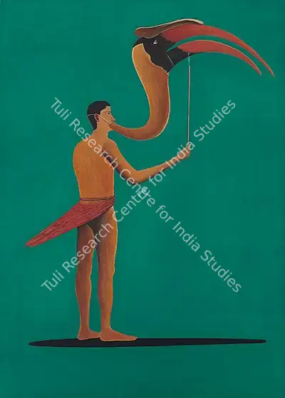 Surendran Nair (Artist), Prosthesis For A Pro-Aesthete (Cuckoonebulopolis), 2001, Painting
