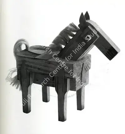 K.G. Subramanyan (Artist), Wooden Toys, Sculpture