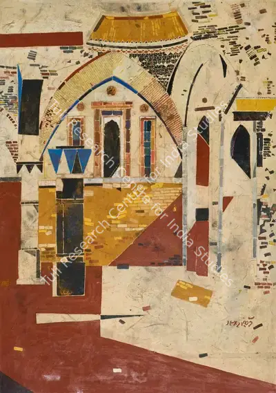 Ganesh Haloi (Artist), Untitled (Malda Series), 1991, Painting