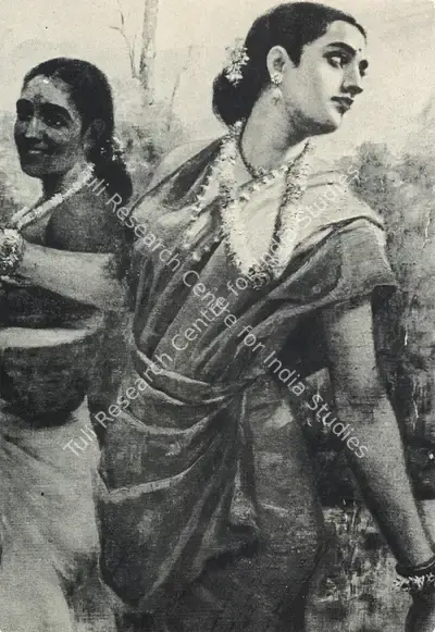Raja Ravi Varma (Artist), Shakuntala, 1898, Painting
