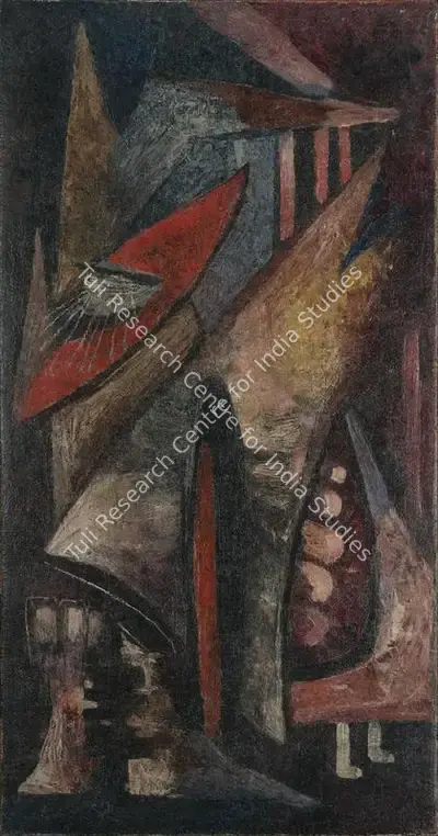 S.K. Bakre (Artist), Untitled, 1960, Painting
