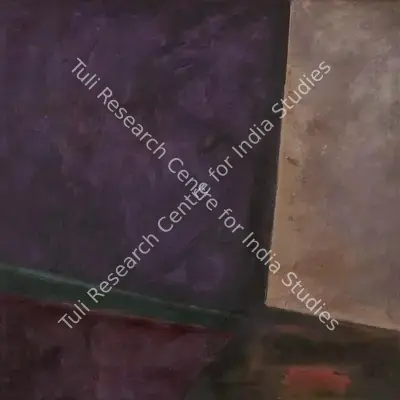 Gade, H.A. (Artist). Farms and Roads, 1978 | Painting, AG.Onl/02.09.23, 2023 · Asta Guru