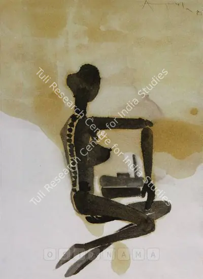 Atul Dodiya (Artist), Sarbari As Mermaid, 2005, Painting