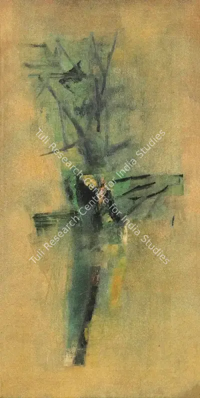 Mohamedi, Nasreen (Artist). Untitled, 1961 | Painting, Ch.Mum/15.12.15, 2015 · Christie's