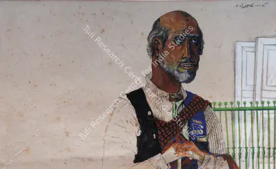 K. Laxma Goud (Artist), Portrait, Painting