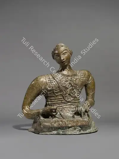 Meera Mukherjee (Artist), Santur Player, 1981, Sculpture