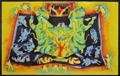 Jagdeep Smart (Artist), Tree of Life, 2001, Painting