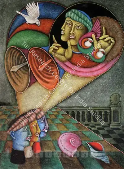 Satish Gujral (Artist), Untitled, 1998, Painting