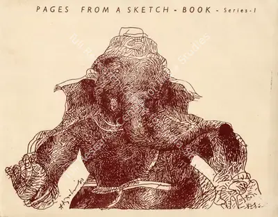 K.M. Adimoolam (Artist), An Exhibition of Drawings by K.M. Adimoolam, 1983, Solo Exhibition Invitation