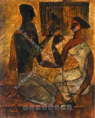 Paritosh Sen (Artist), Untitled, 1952, Painting