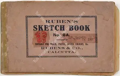 Tagore, Gaganendranath (Artist). Ruben's Sketch Book, n.d. | Drawing, Sa.Del/08.09.16, 2016 · Saffronart