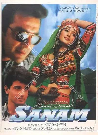 Samir Hingora (Producer), Sanam, 1997, Full Sheet Poster