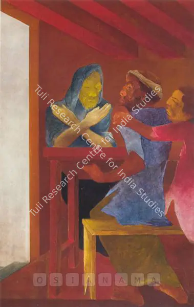 Khanna, Krishen (Artist). Untitled. Oil on canvas, 1984 | Painting | FineArts | 00599652