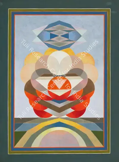 Santosh, G.R. (Artist). Untitled. Oil on canvas, 1990 | Painting | FineArts | 00355378