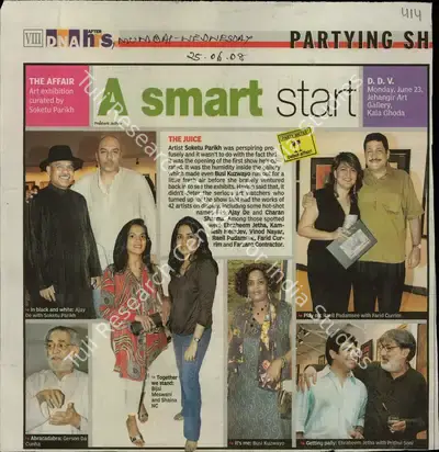 Prashant Jhadav (Reporter), A Smart Start, 2008, Newspaper Clipping