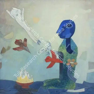 Jai Zharotia (Artist), Meditation, 2001, Painting