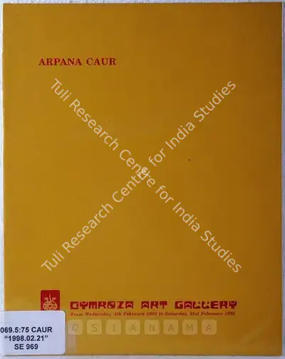 Arpana Caur (Artist), Arpana Caur, 1997, Solo Exhibition Catalogue