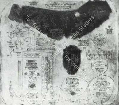 K.C.S. Paniker (Artist), Words and Symbols, 1965, Painting