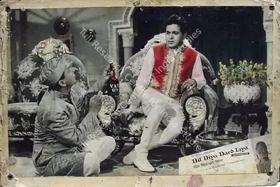 Dwarka Divecha (Cinematographer), Dil Diya Dard Liya, 1966, Lobby Card