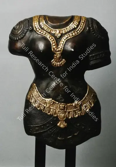 M.J. Enas (Artist), Female Torso (Inspired From Chola Bronze Plate), 2005, Sculpture