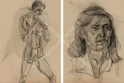 K.C.S. Paniker (Artist), Untitled, Painting