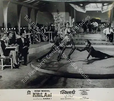 Anant Wadadeker (Cinematographer), Khilari, 1968, Lobby Card