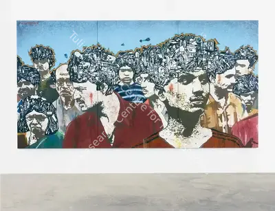 Kallat, Jitish (Artist). Sweatopia - 1, 2008 | Painting, So.NeY/19.03.14, 2014 · Sotheby's