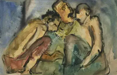 Meera Mukherjee (Artist), Untitled, 1982, Painting