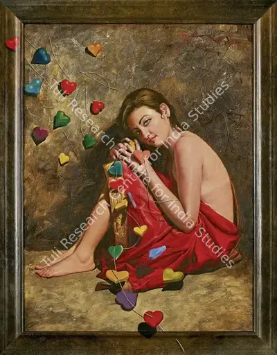Vijender Sharma (Artist), Game of Love - II, 2013, Painting
