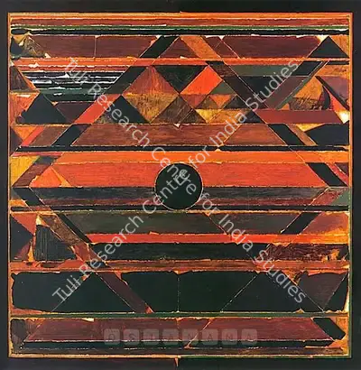 S.H. Raza (Artist), Earth, 1985, Painting