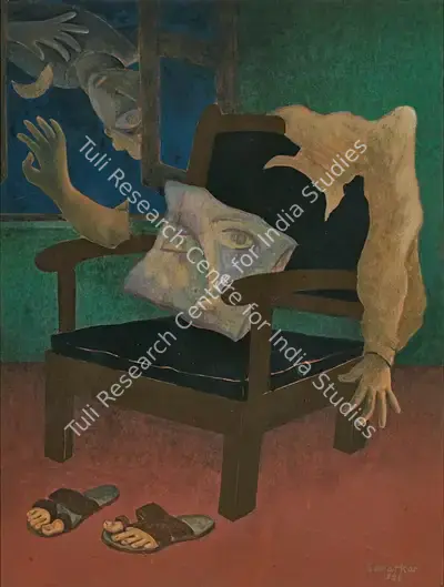 Sanat Kar (Artist), Untitled, 1988, Painting